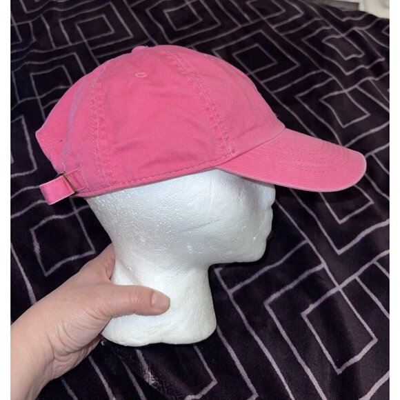 LIFE IS GOOD Pink Adjustable Ball Cap Hat Embroidered Daisy Flower 22 in - Picture 6 of 10